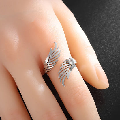 Adjustable Feather Ring